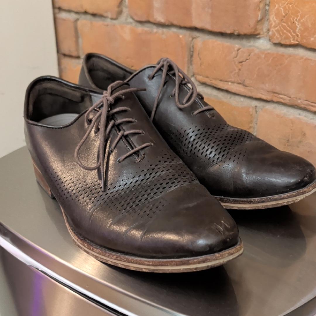 Cole Haan Dark Brown Leather Oxfords